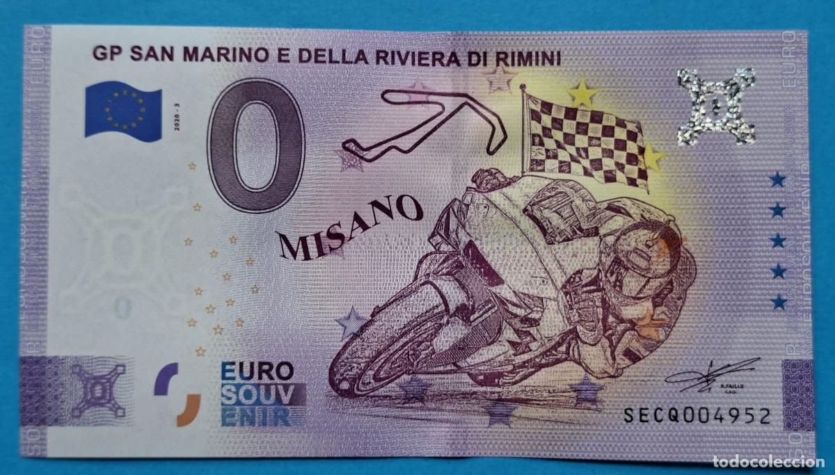 Billetes extranjeros: BILLETE 0 Euro Souvenir Italia: SECQ 2020-3 GP SAN MARINO E DELLA RIEVIERA DI RIMINI Misano Moto GP
