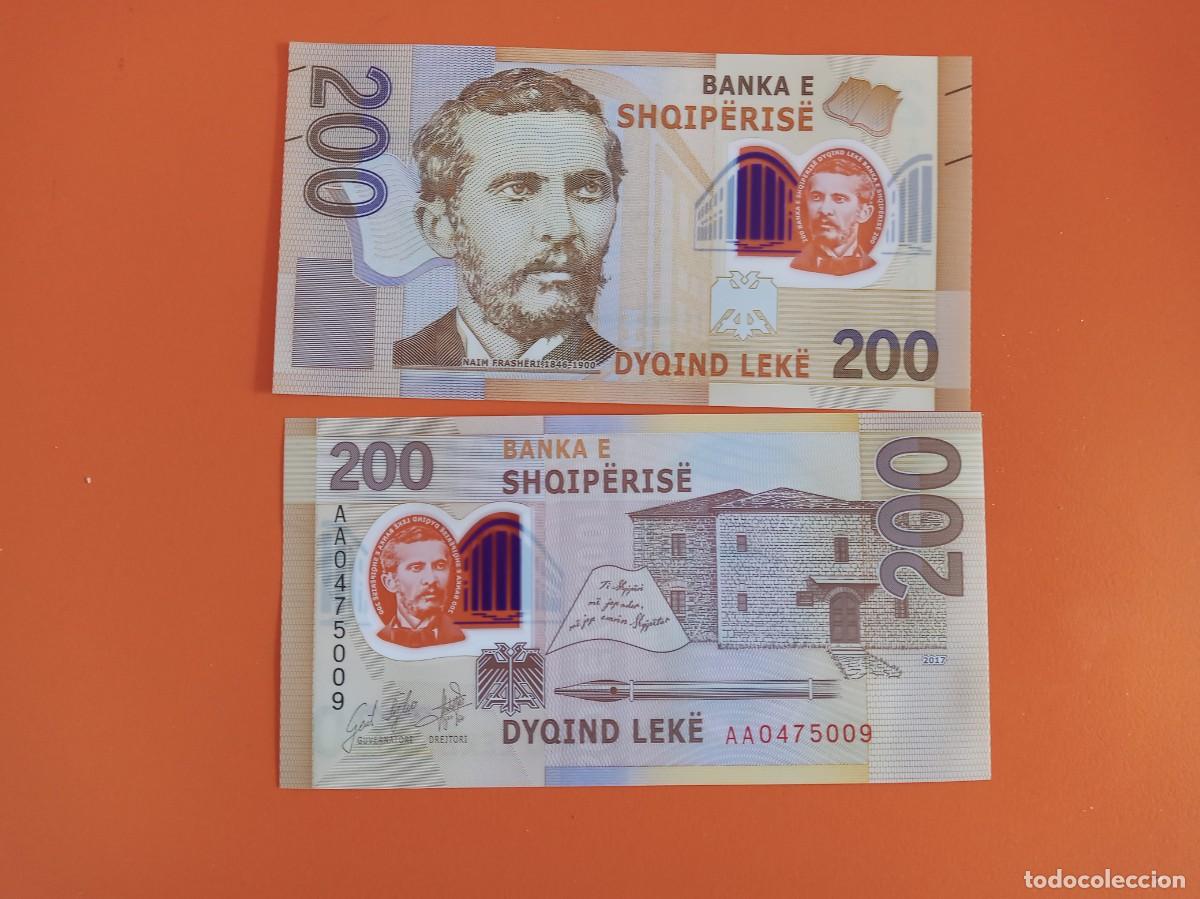Billetes extranjeros: ALBANIA 200 LEKE 2017