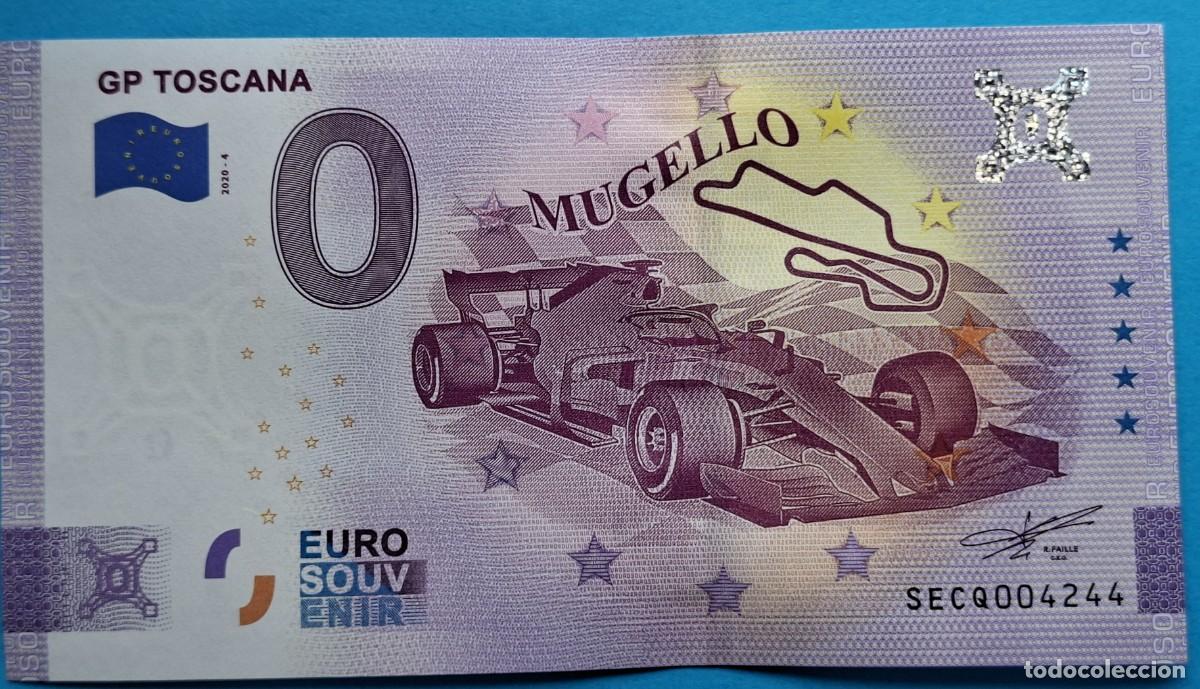 Billetes extranjeros: BILLETE 0 Euro Souvenir Italia: SECQ 2020-4 GP TOSCANA - F1 MUGELLO Automovilismo