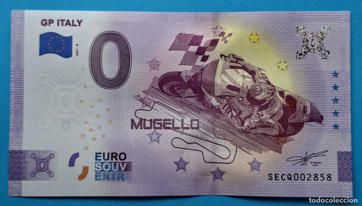 Billetes extranjeros: BILLETE 0 Euro Souvenir Italia: SECQ 2021-8 GP ITALY - MUGELLO Moto GP