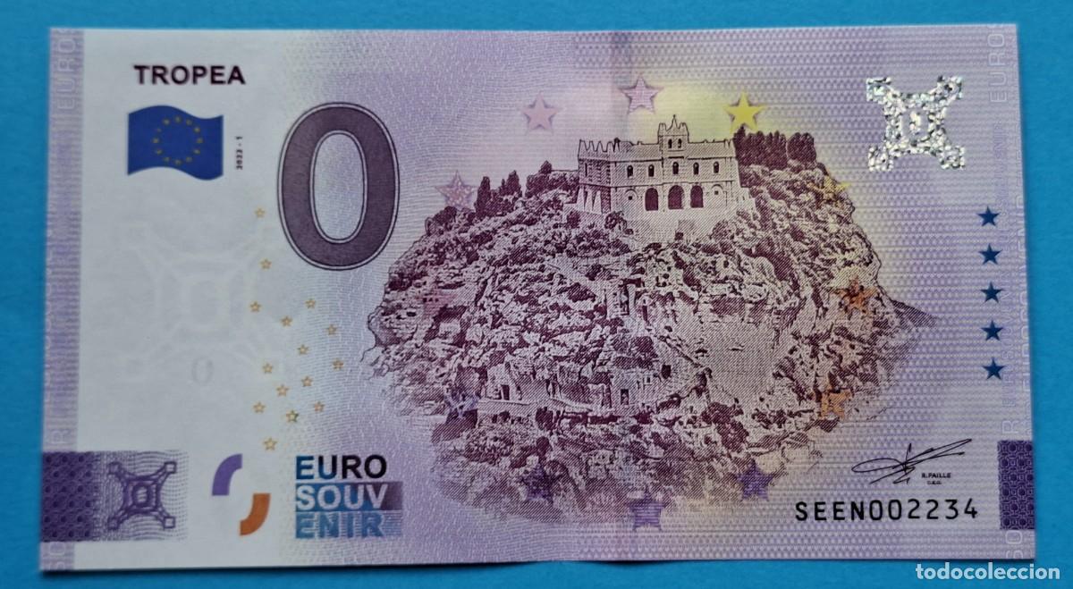 Billetes extranjeros: BILLETE 0 Euro Souvenir Italia: SEEN 2022-1 TROPEA