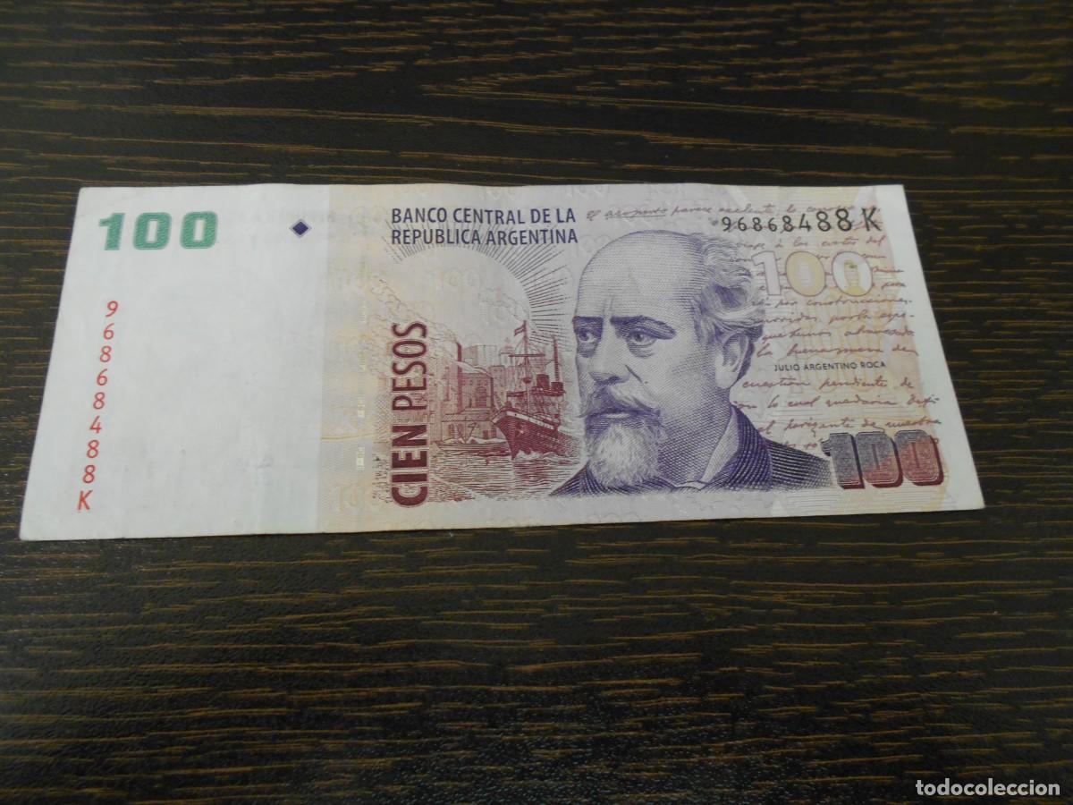 Billetes extranjeros: ARGENTINA-BILLETE PICK 357a-100 PESOS-SERIE K-BC