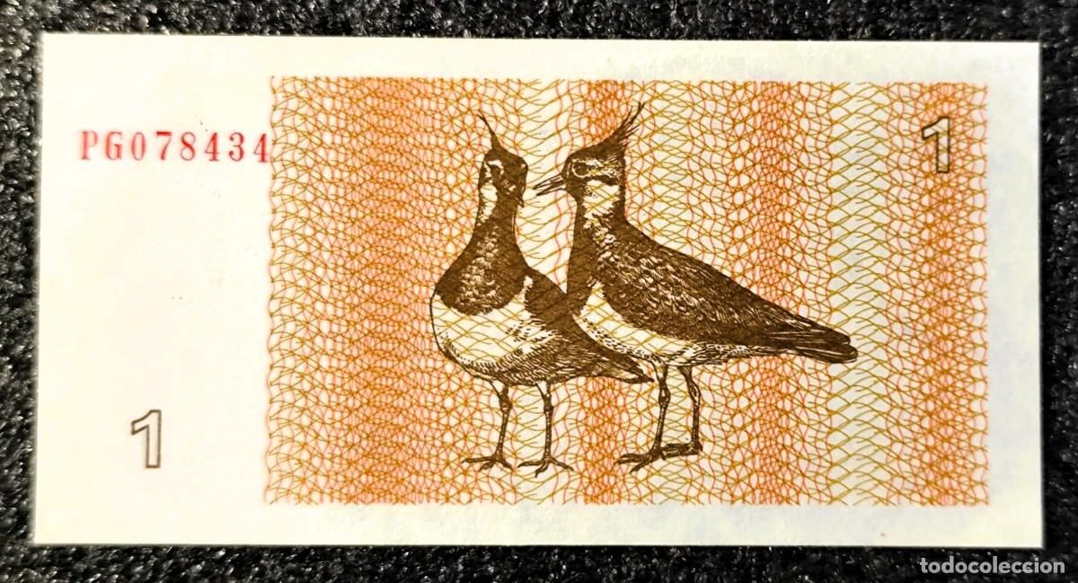 Internationale Banknoten: Lituania 1 Talonas 1992 Sc Unc Lote 2123