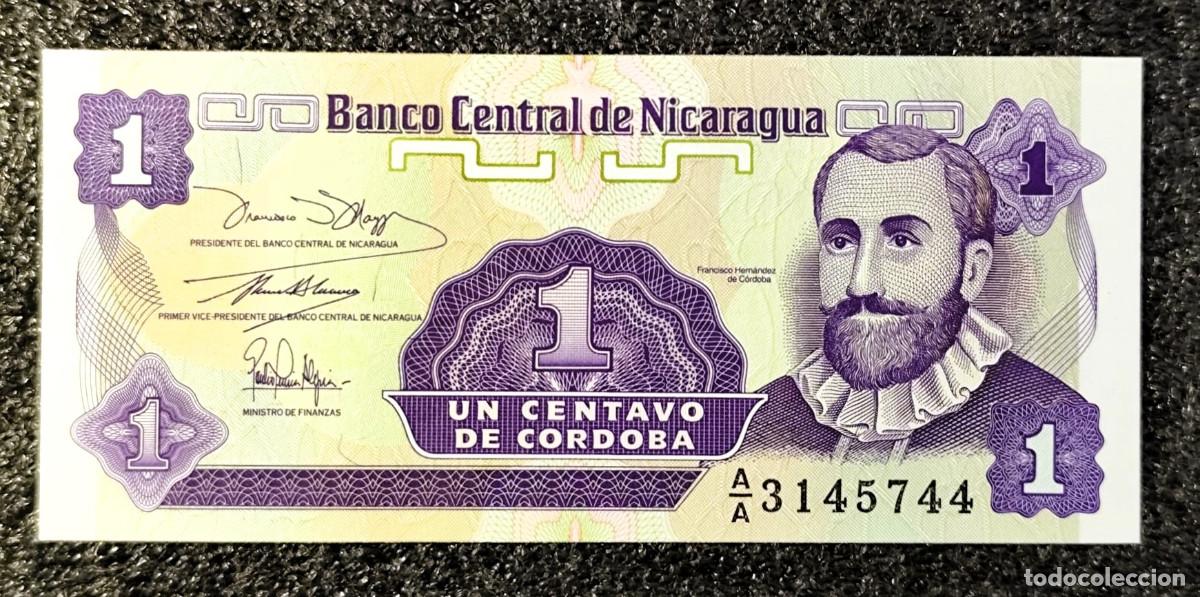 Billetes extranjeros: Nicaragua 1 Centavo de Cordoba 1991 Sin Circular (UNC) Lote 2125