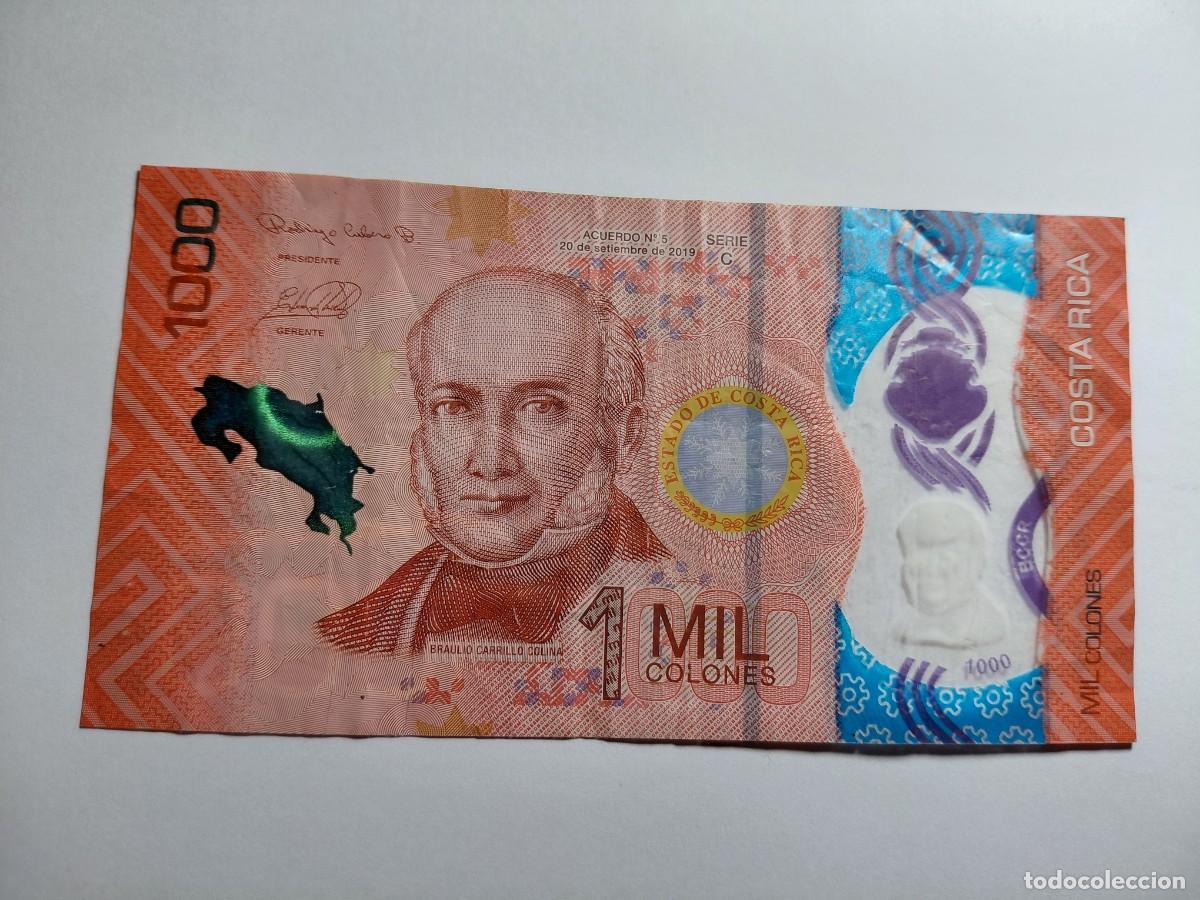 Billetes extranjeros: COSTA RICA - 1000 COLONES 2019 P280