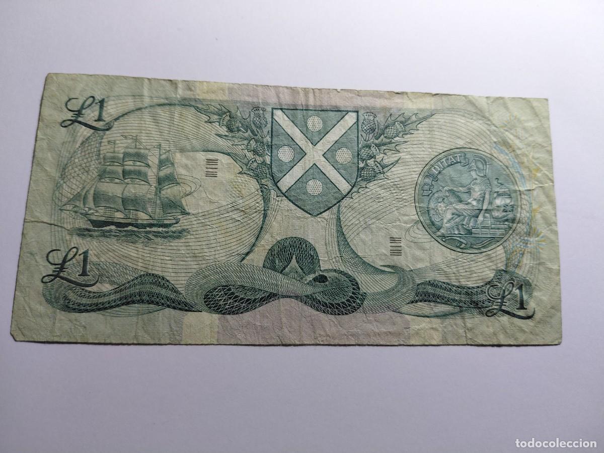 Billetes extranjeros: ESCOCIA - 1 POUND 1976 P111 - Foto 2