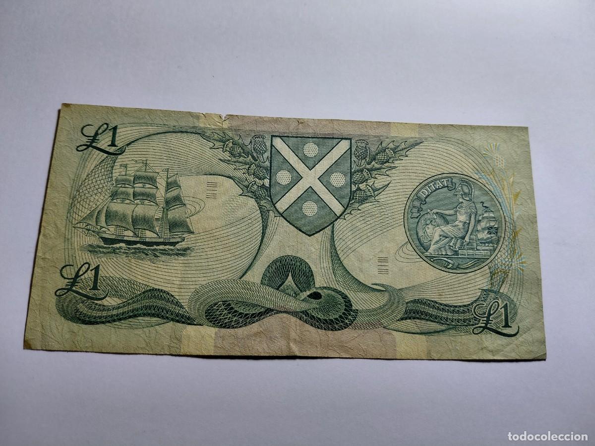 Billetes extranjeros: ESCOCIA - 1 POUND 1979 P111 - Foto 2