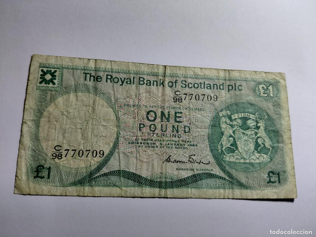Billetes extranjeros: ESCOCIA - 1 POUND 1984 P341