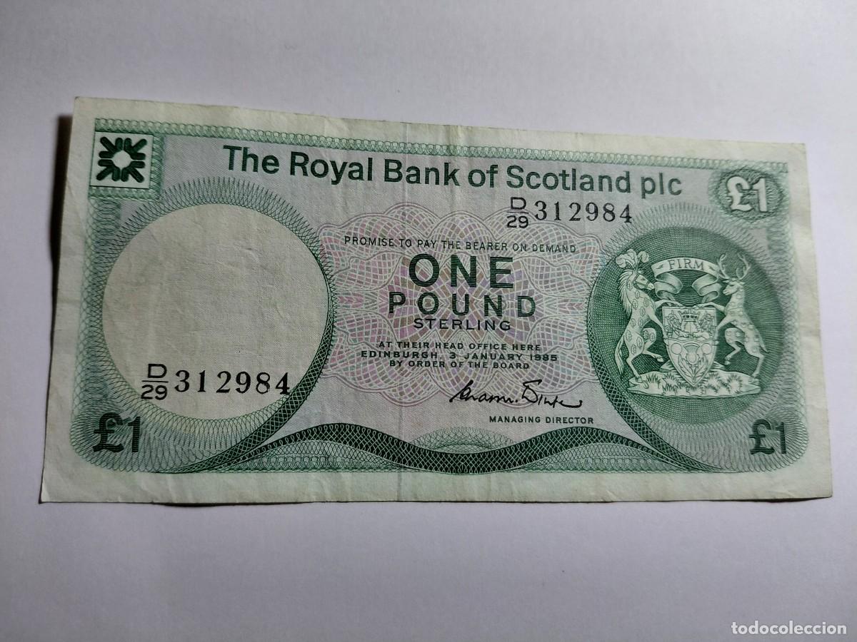 Billetes extranjeros: ESCOCIA - 1 POUND 1985 P341