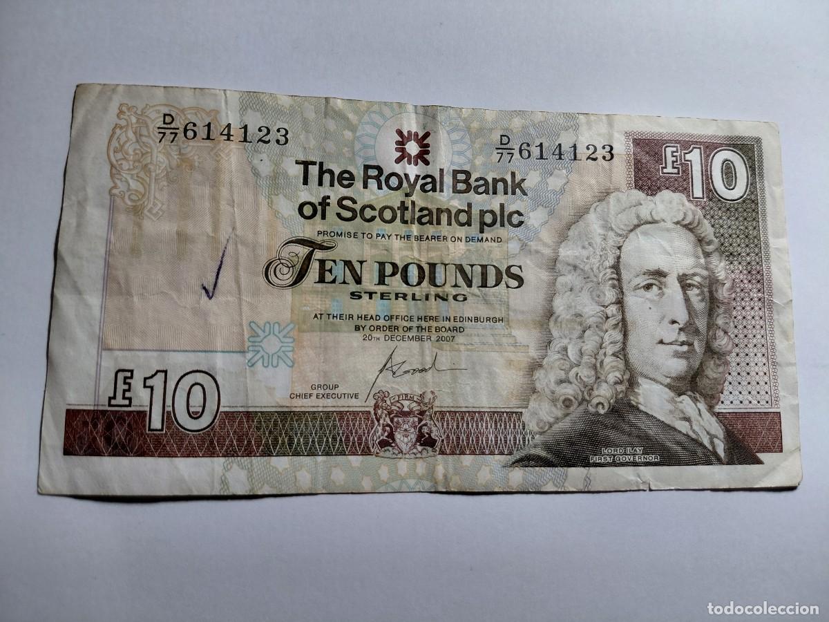 Billetes extranjeros: ESCOCIA - 10 POUNDS 2007 P253