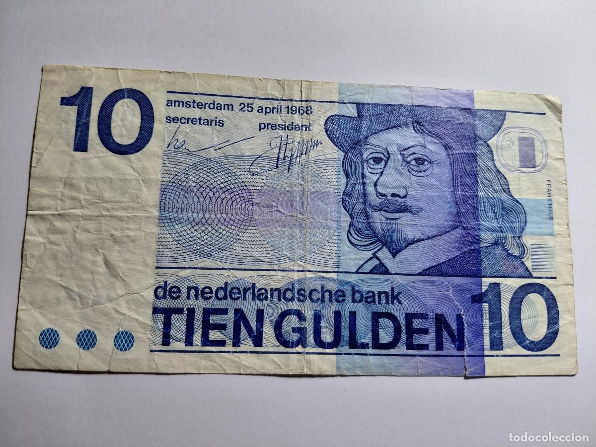 Billetes extranjeros: HOLANDA - PAISES BAJOS - 10 GULDEN 1968 P91
