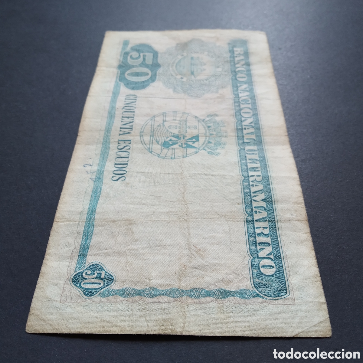 Billetes extranjeros: BILLETE - TIMOR 50 ESCUDOS 1967 - Foto 6