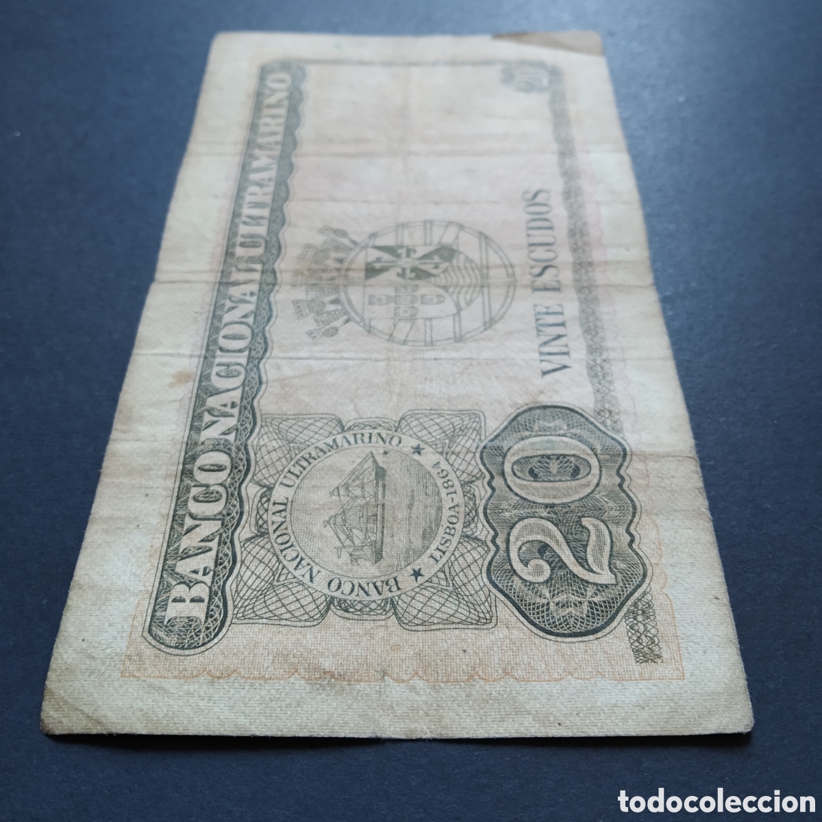 Billetes extranjeros: BILLETE - TIMOR 20 ESCUDOS 1967 - Foto 6