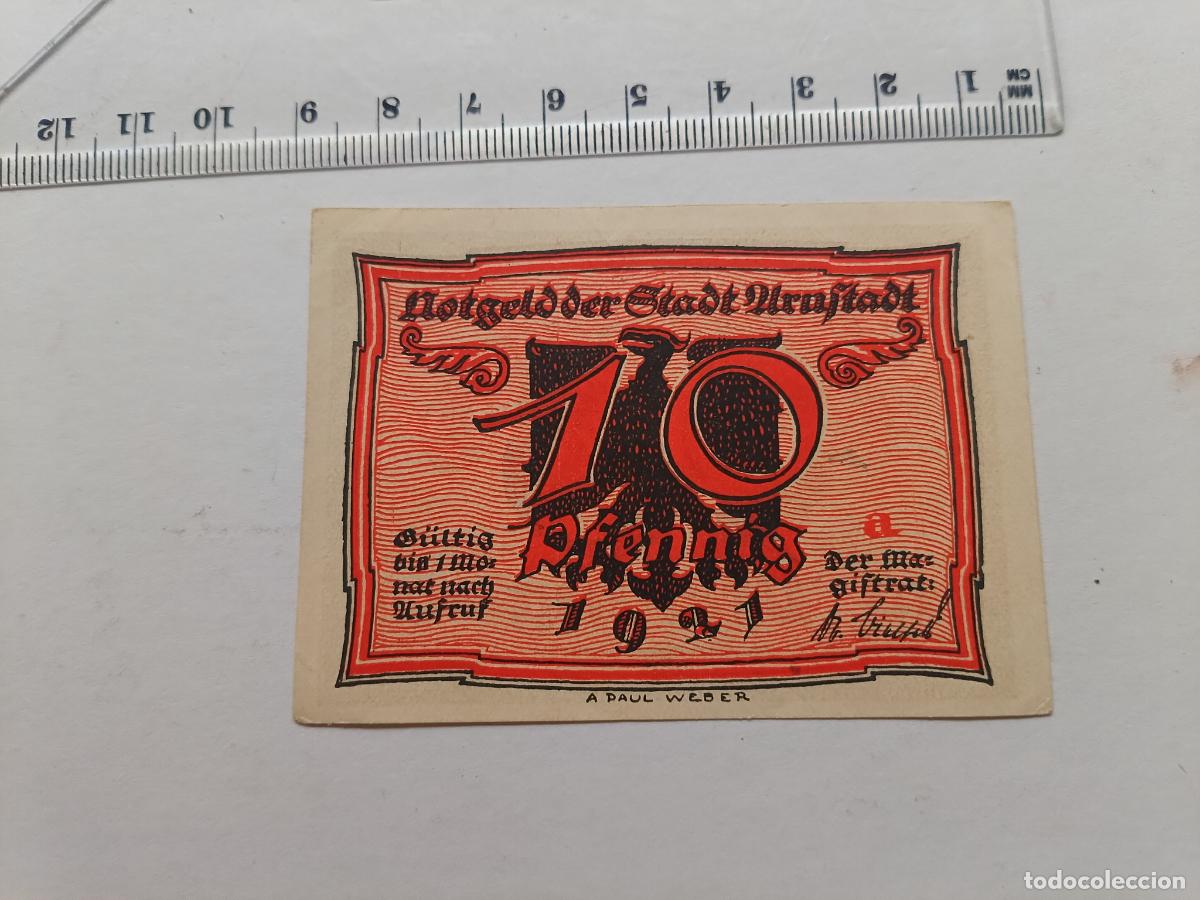 Billetes extranjeros: Alemania. Notgeld antiguo original 1921