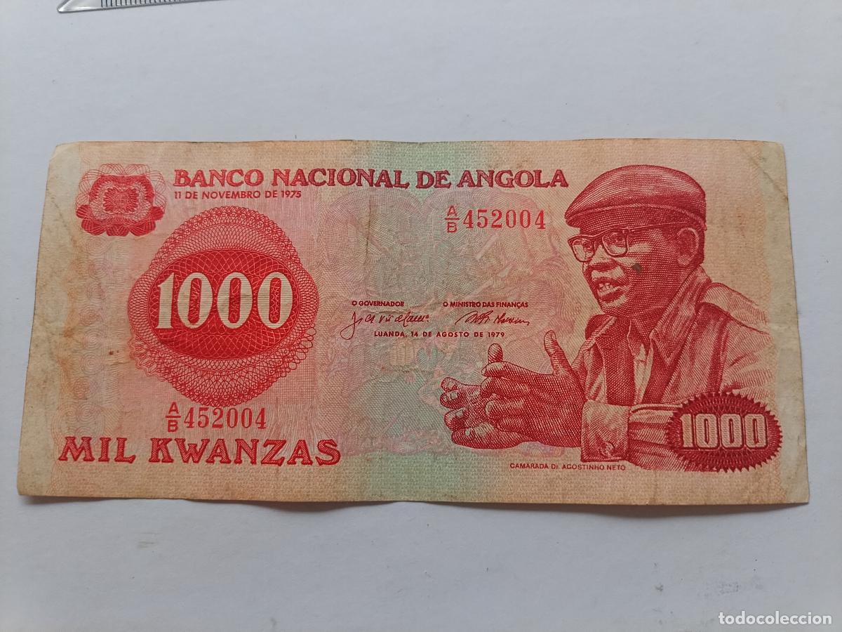 Billetes extranjeros: ANGOLA. 1000 kwanzas 1979