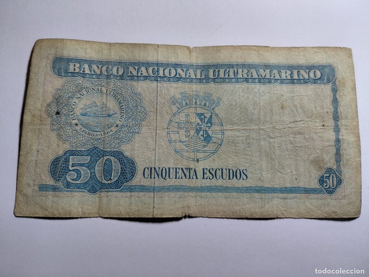 Billetes extranjeros: TIMOR - 50 ESCUDOS 1967 P27 - Foto 2