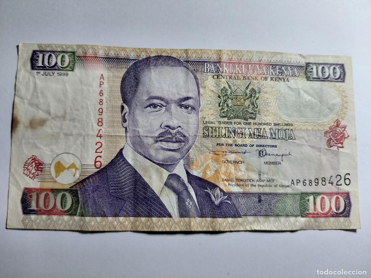 Billetes extranjeros: KENYA / BILLETE - 100 SHILLING 1999 P37