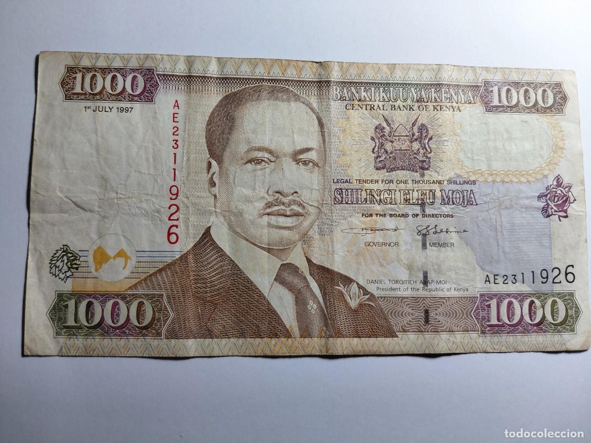Billetes extranjeros: KENYA / BILLETE - 1000 SHILLING 1997 P40