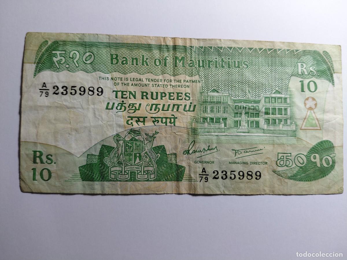 Banconote internazionali: MAURITIUS / BILLETE - 10 RUPIAS P35
