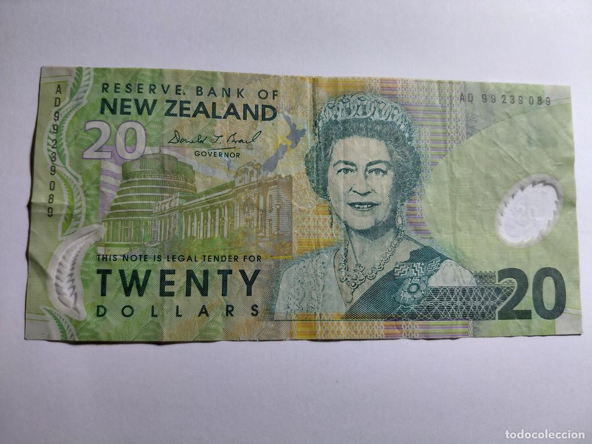 Billetes extranjeros: NUEVA ZELANDA / BILLETE - 20 DOLAR P187a