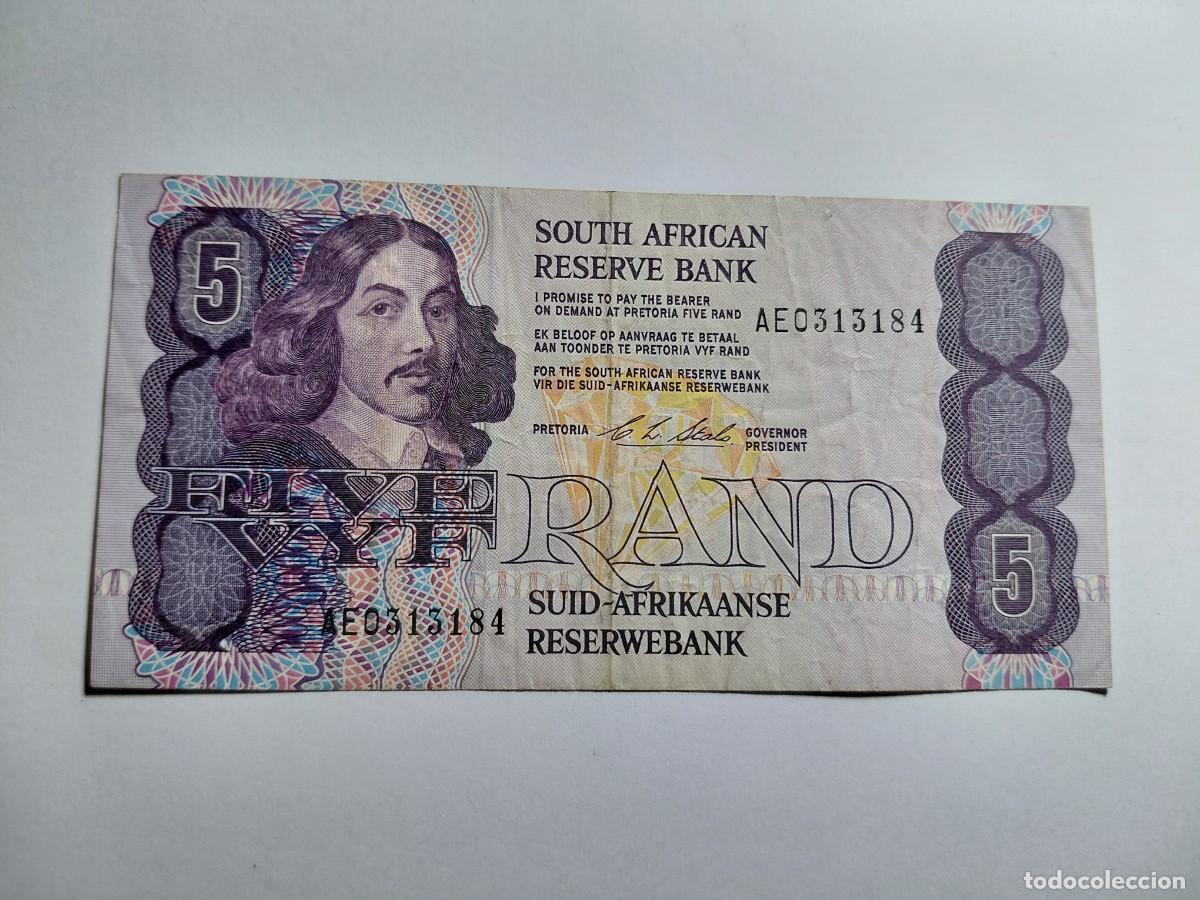 Billetes extranjeros: SUD AFRICA / BILLETE - 5 RAND P119