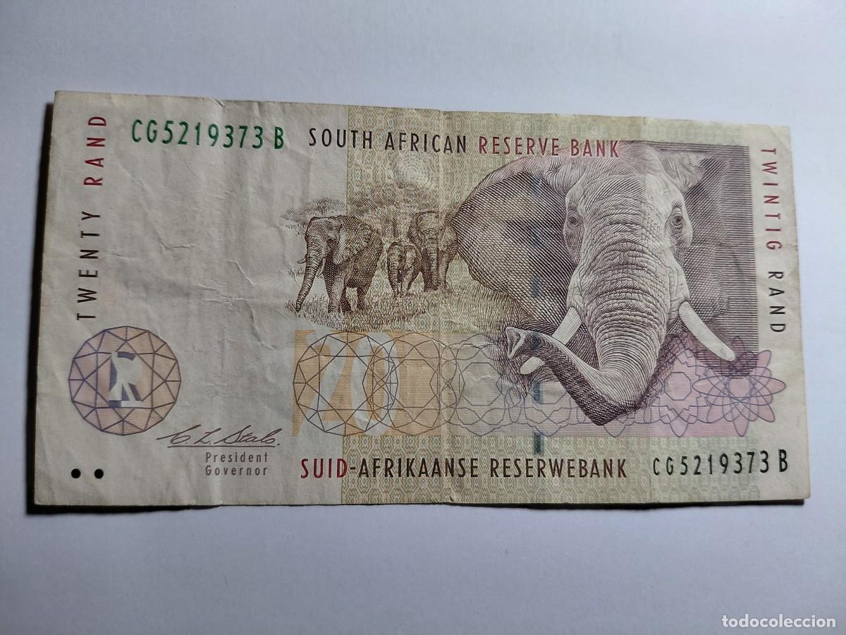 Billetes extranjeros: SUD AFRICA / BILLETE - 20 RAND P124a