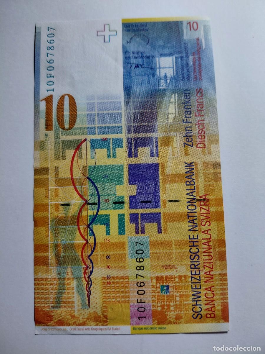 Billetes extranjeros: SUIZA / BILLETE - 10 FRANC P67 - Foto 2