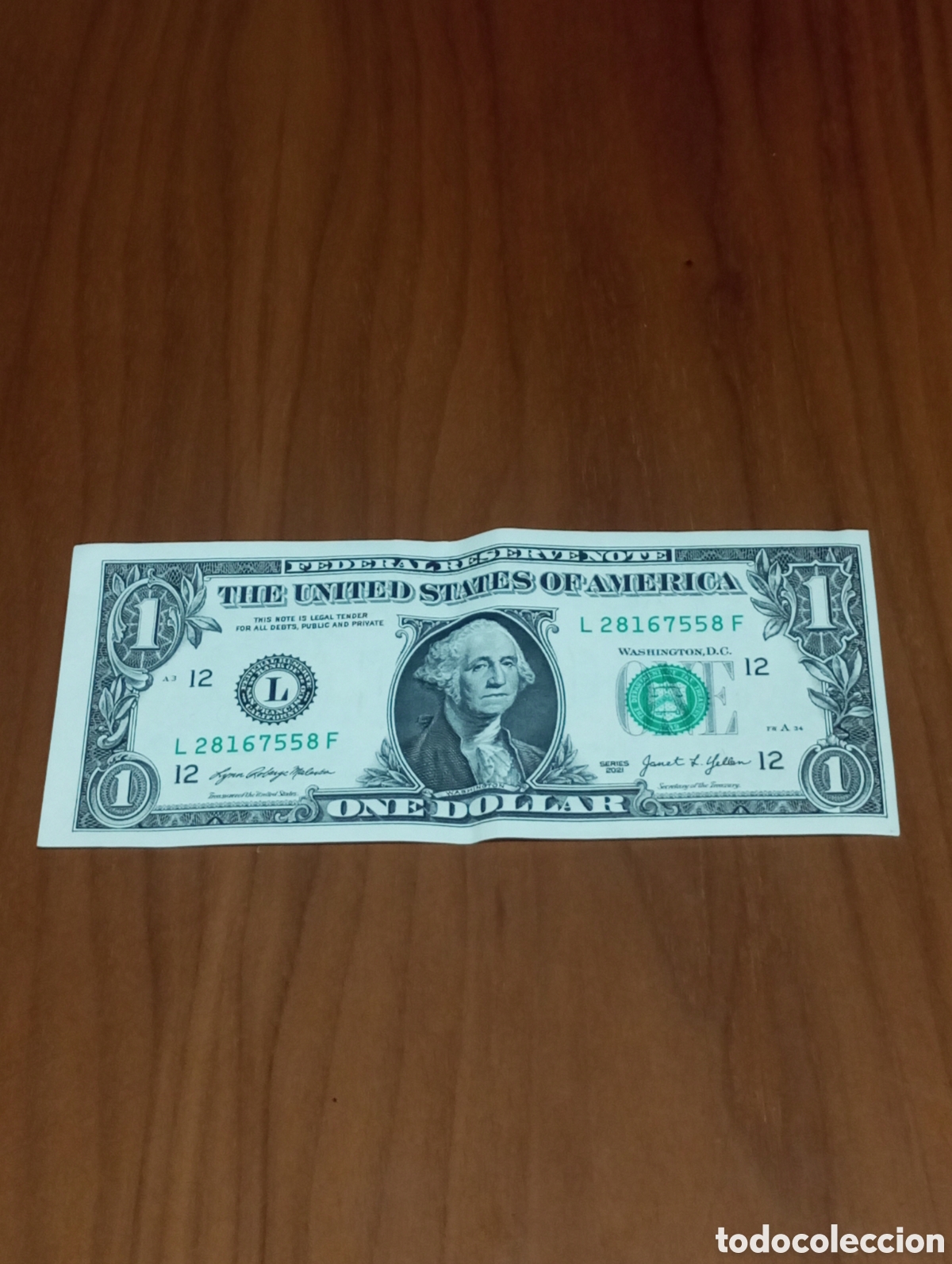 Billets internationaux: BILLETE 1$ ONE DOLLAR ESTADOS UNIDOS