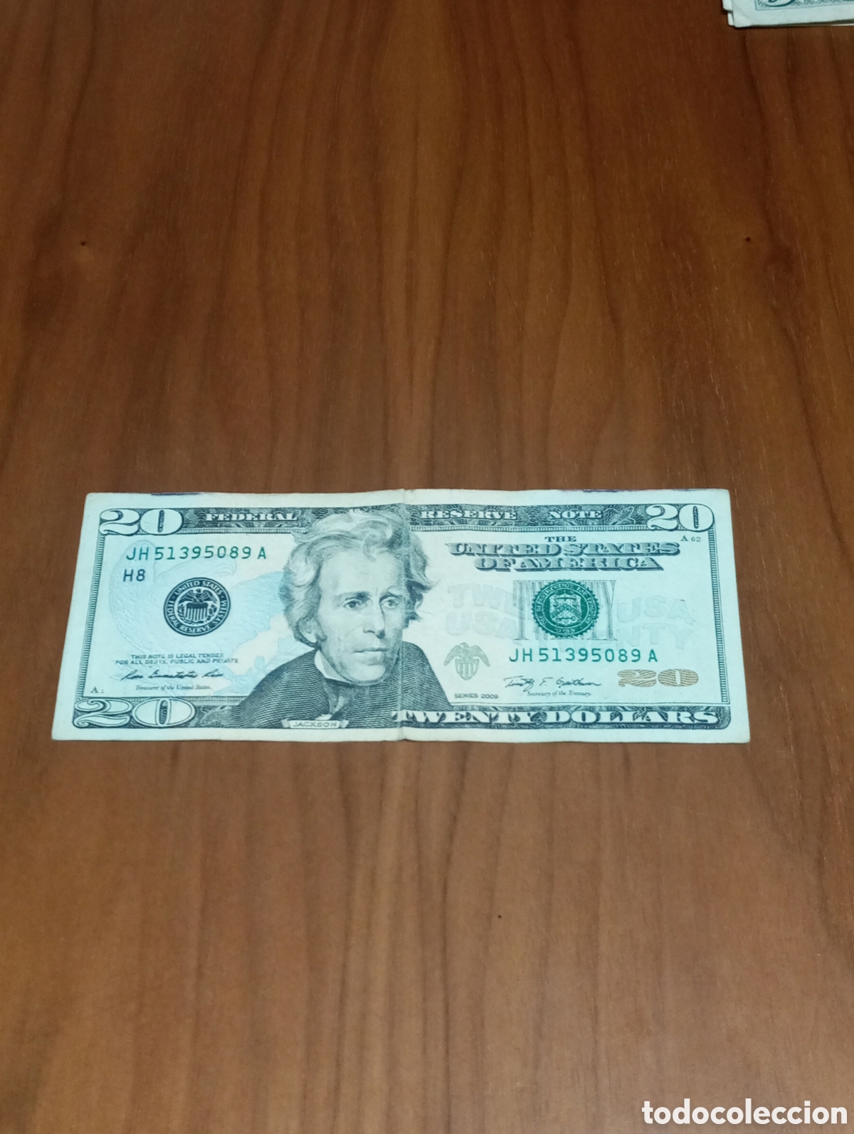 Billetes extranjeros: BILLETE 20$ TWENTY DOLLAR ESTADOS UNIDOS