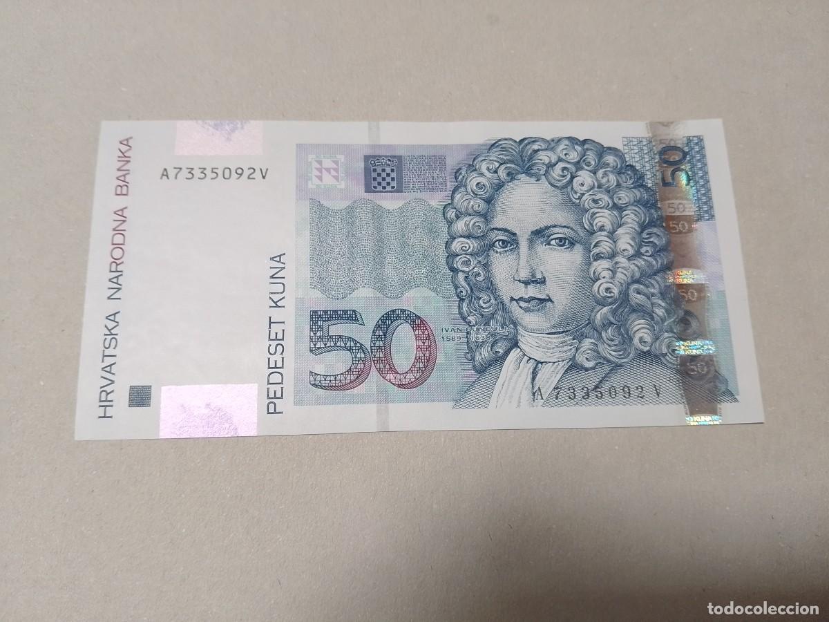 Billetes extranjeros: Billete Croacia, 20 kuna, a&ntilde;o 2012, UNC