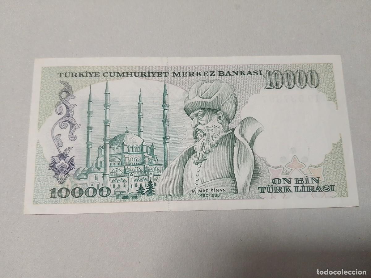 Billetes extranjeros: Billete Turquia, 10000 liras, a&ntilde;o 1970