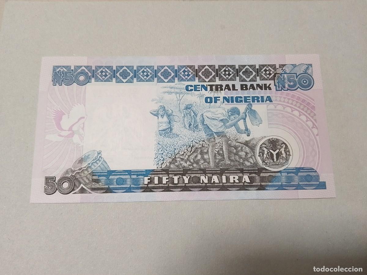 Billetes extranjeros: Billete Nigeria, 50 naira, a&ntilde;o 2005, UNC