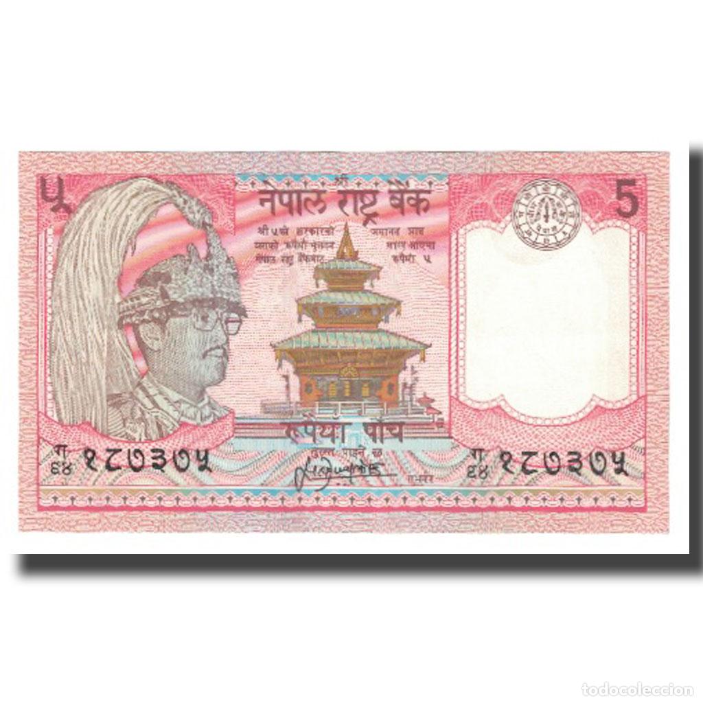 Billetes extranjeros: [#618650] Billete, 5 Rupees, Nepal, KM:60, UNC