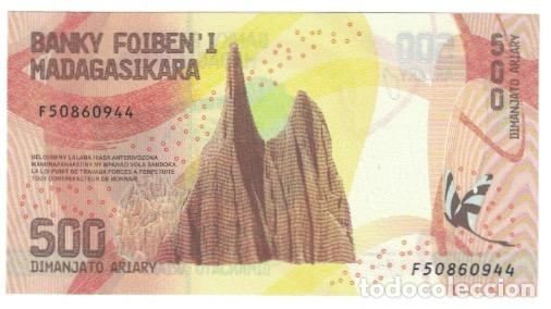 Billetes extranjeros: [#616142] Billete, 500 Ariary, Madagascar, UNC