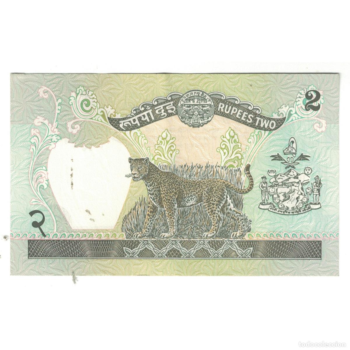 Billetes extranjeros: [#242596] Billete, 2 Rupees, undated 1981, Nepal, KM:29b, UNC - Foto 2
