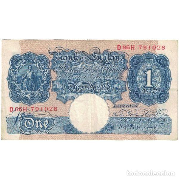 Billetes extranjeros: [#192674] Billete, 1 Pound, Gran Breta&ntilde;a, KM:367a, BC+