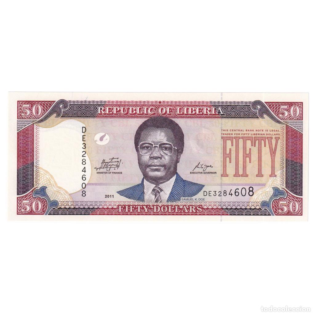 Billetes extranjeros: [#246498] Billete, 50 Dollars, 2011, Liberia, KM:29d, UNC