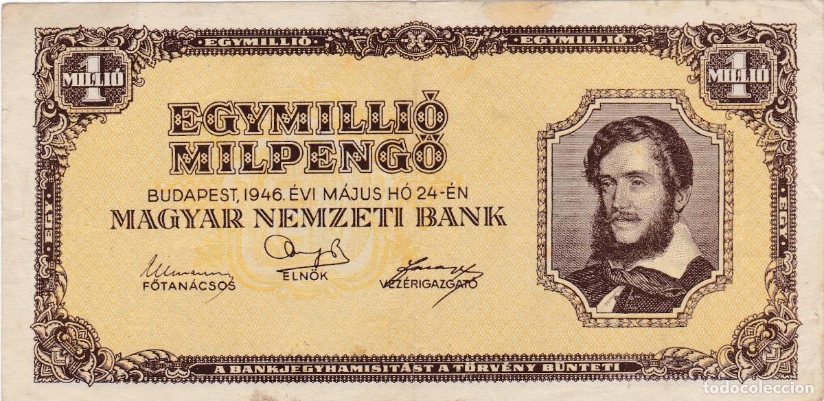 Banconote internazionali: HUNGRIA - 1000000 PENGO DE 1946