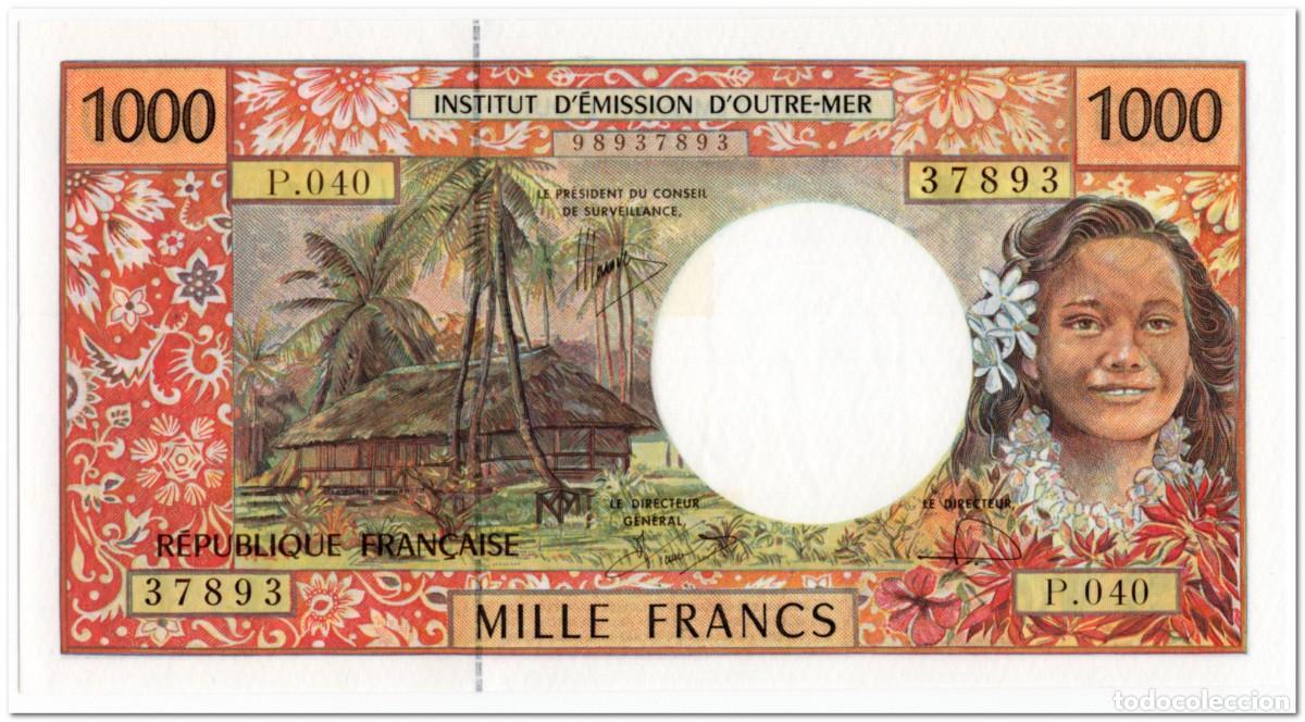 Billetes extranjeros: FRENCH PACIFIC TERITORIES,1000 FRANCS,1996-2005,P.2j,AU
