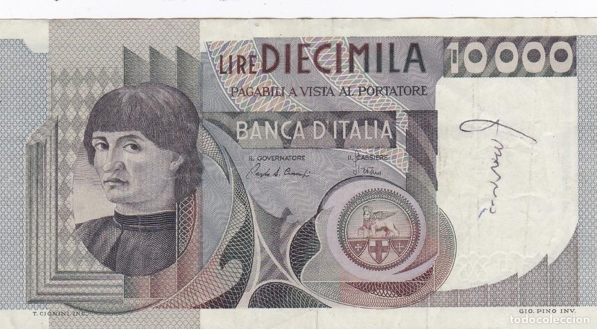 Billets internationaux: ITALIA - 10000 LIRAS DE 1980