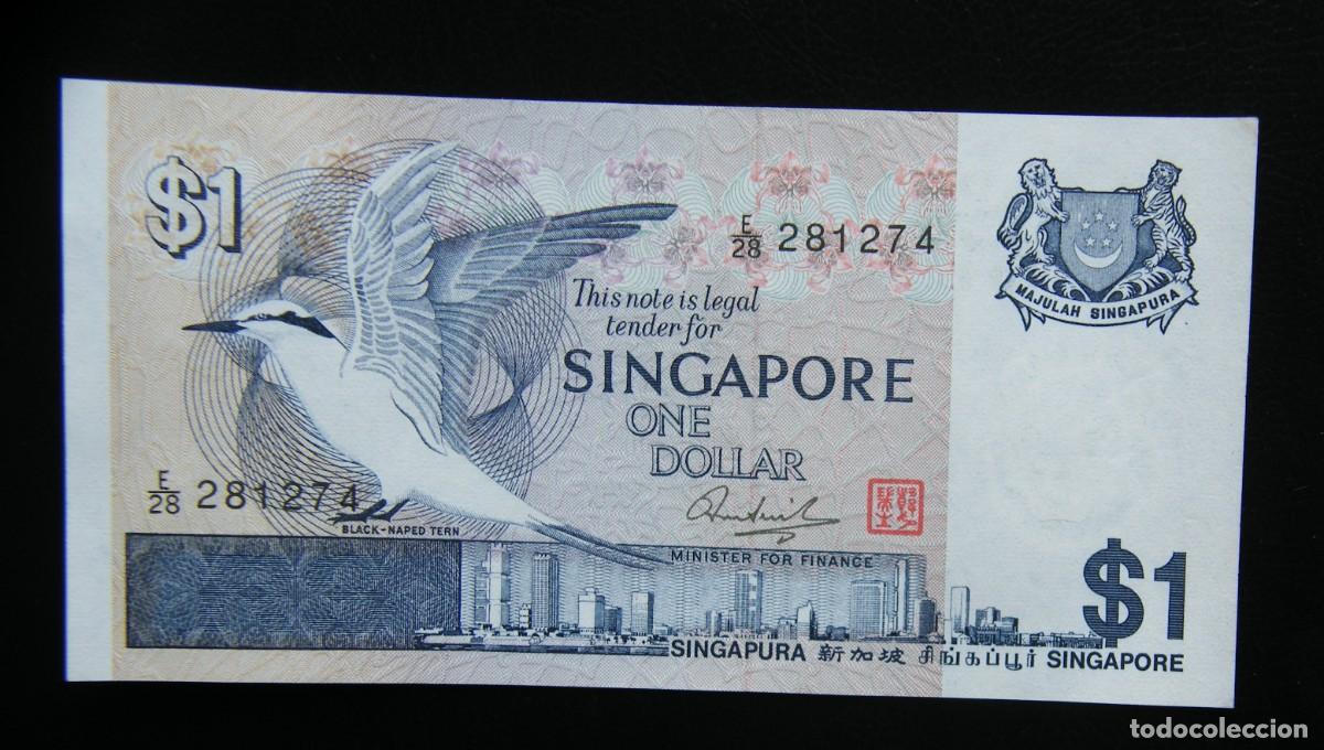 International Banknotes: SINGAPUR BILLETE DE 1 DOLAR...COMO NUEVO