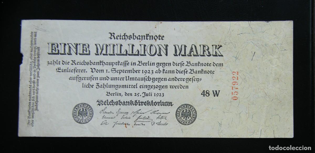 Billets internationaux: ALEMANIA BILLETE DE 1.000.000 MARCOS 1923 CIRCULADO