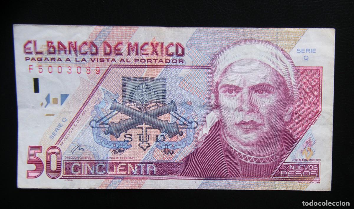 Billets internationaux: MEXICO BILLETE DE 50 PESOS 1992 CIRCULADO