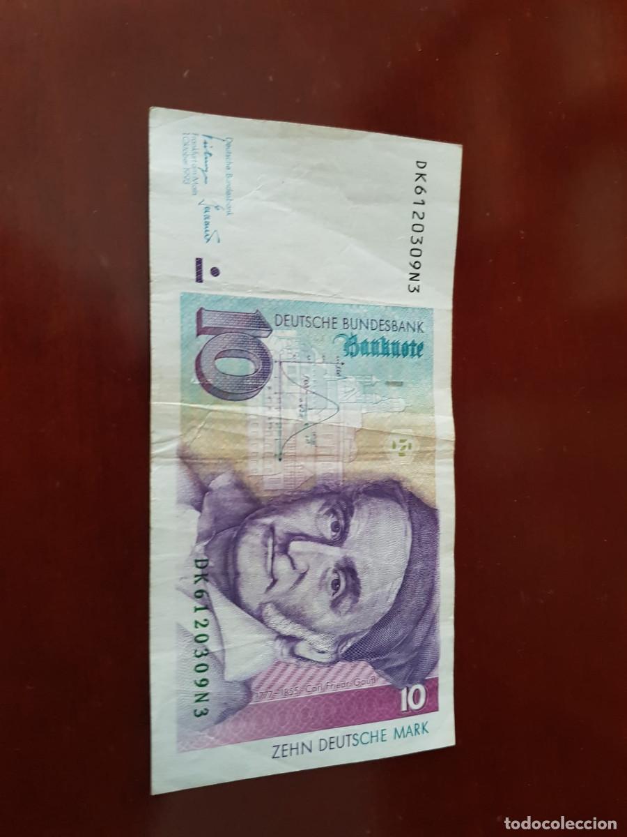 Billetes extranjeros: ALEMANIA-10 MARCOS-1993