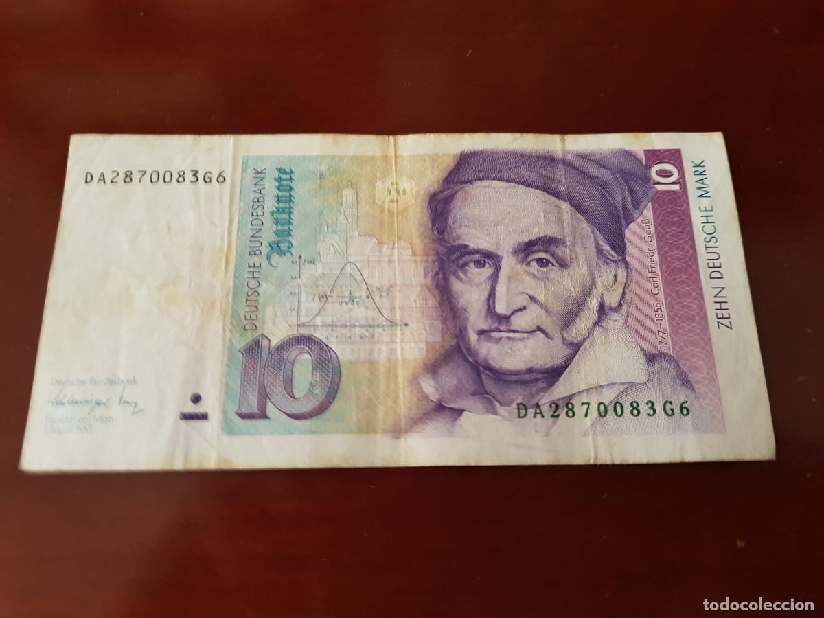Billetes extranjeros: ALEMANIA-10 MARCOS-1991