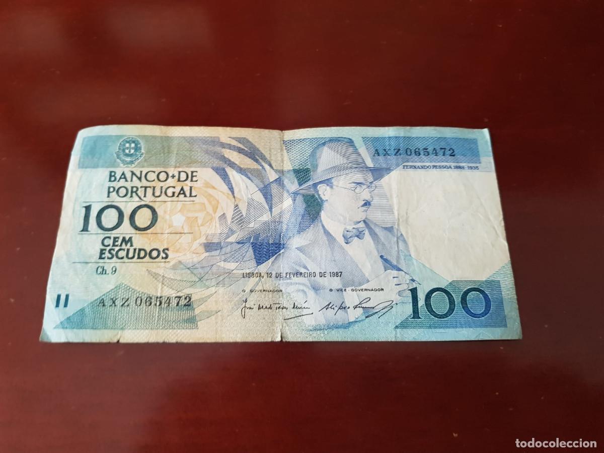 Billetes extranjeros: PORTUGAL-100 ESCUDOS-1987