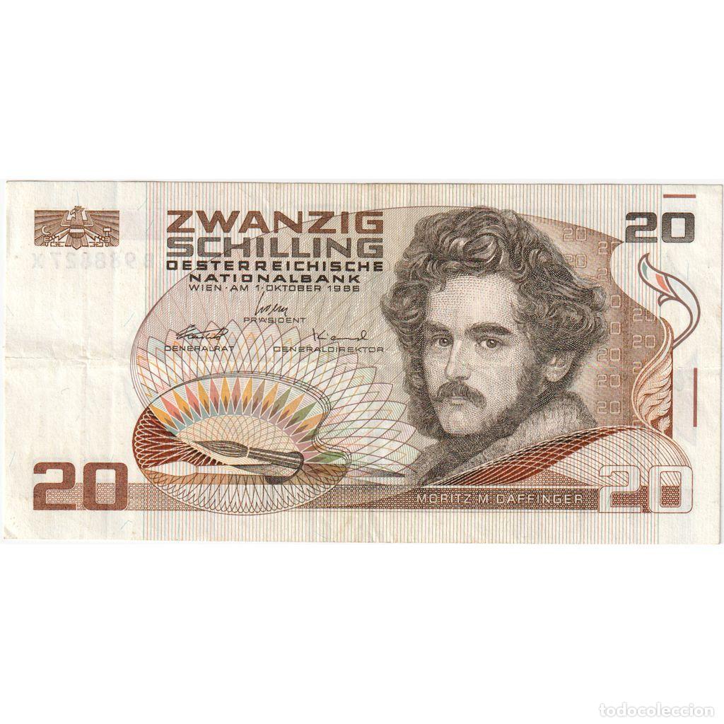 Billetes extranjeros: [#232835] Austria, 20 Schilling, 1986-10-01, EBC