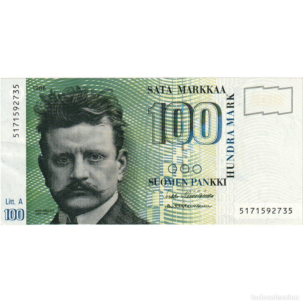 Billetes extranjeros: [#336494] Finlandia, 100 Markkaa, EBC