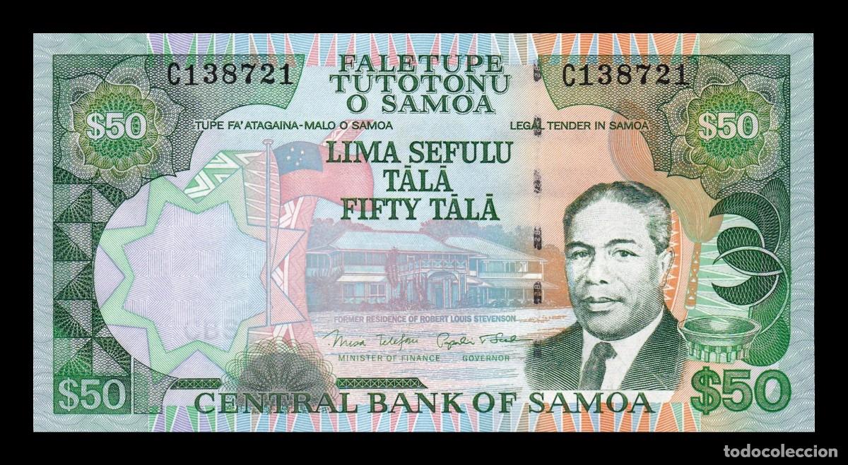 Billetes extranjeros: Samoa 50 Tala 2006 Pick 36 Sc Unc - Foto 1