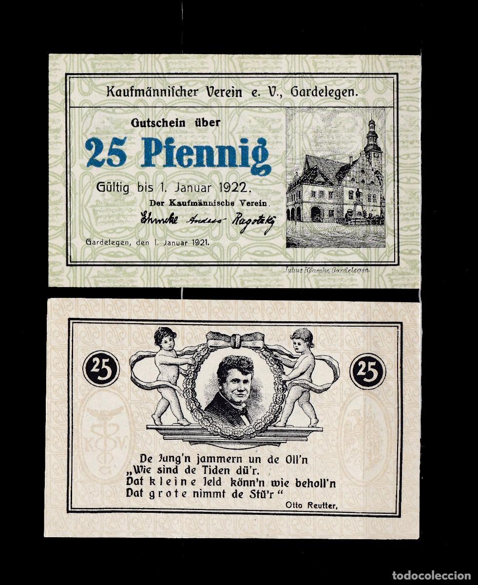 Internationale Banknoten: ALEMANIA - 25 PFENNIG DE 1922 - SIN CIRCULAR